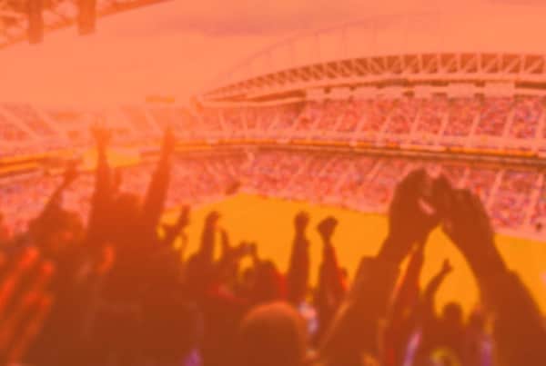 a stadium full of fans